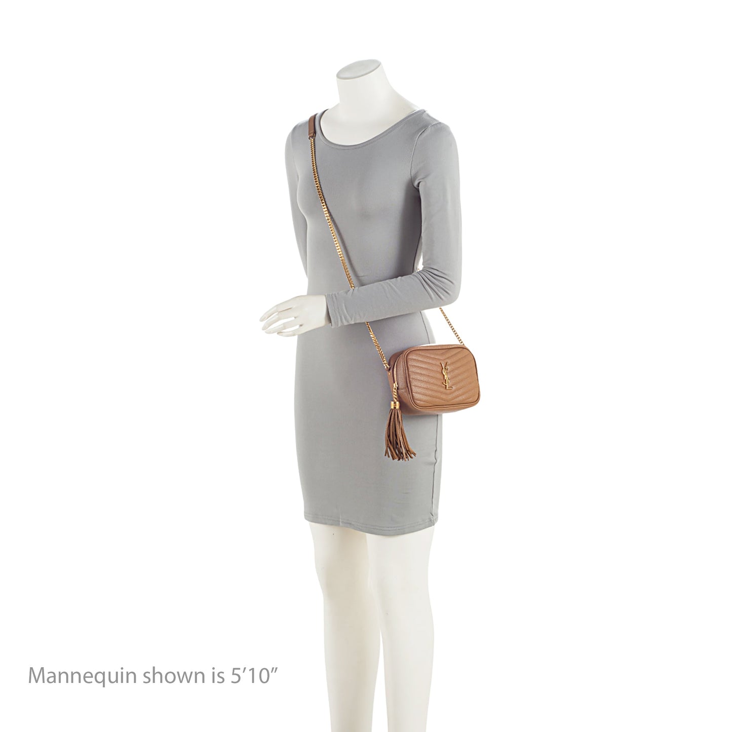 Saint Laurent Matelasse Grain de Poudre Monogram Lou Mini Camera Bag