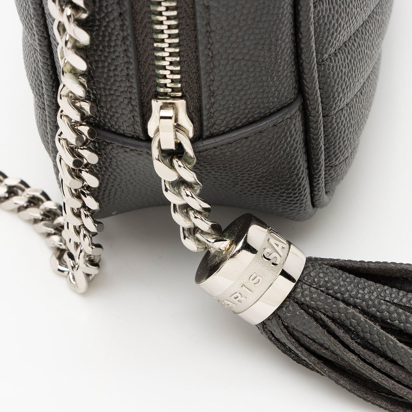 Saint Laurent Matelasse Grain de Poudre Monogram Lou Mini Camera Bag