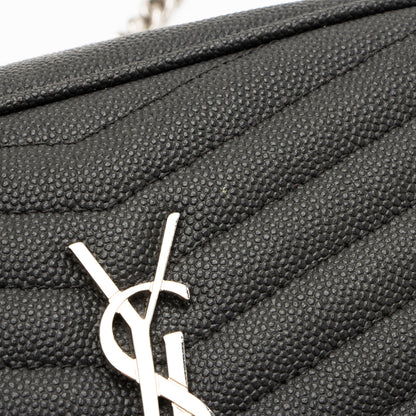 Saint Laurent Matelasse Grain de Poudre Monogram Lou Mini Camera Bag
