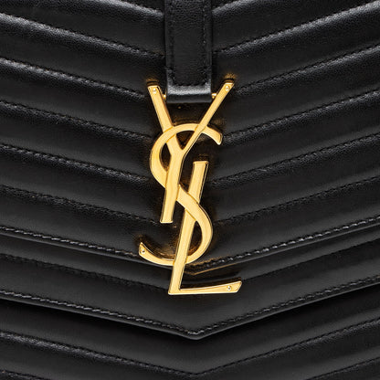 Saint Laurent Matelasse Lambskin Monogram Sulpice Chain Wallet Handbag