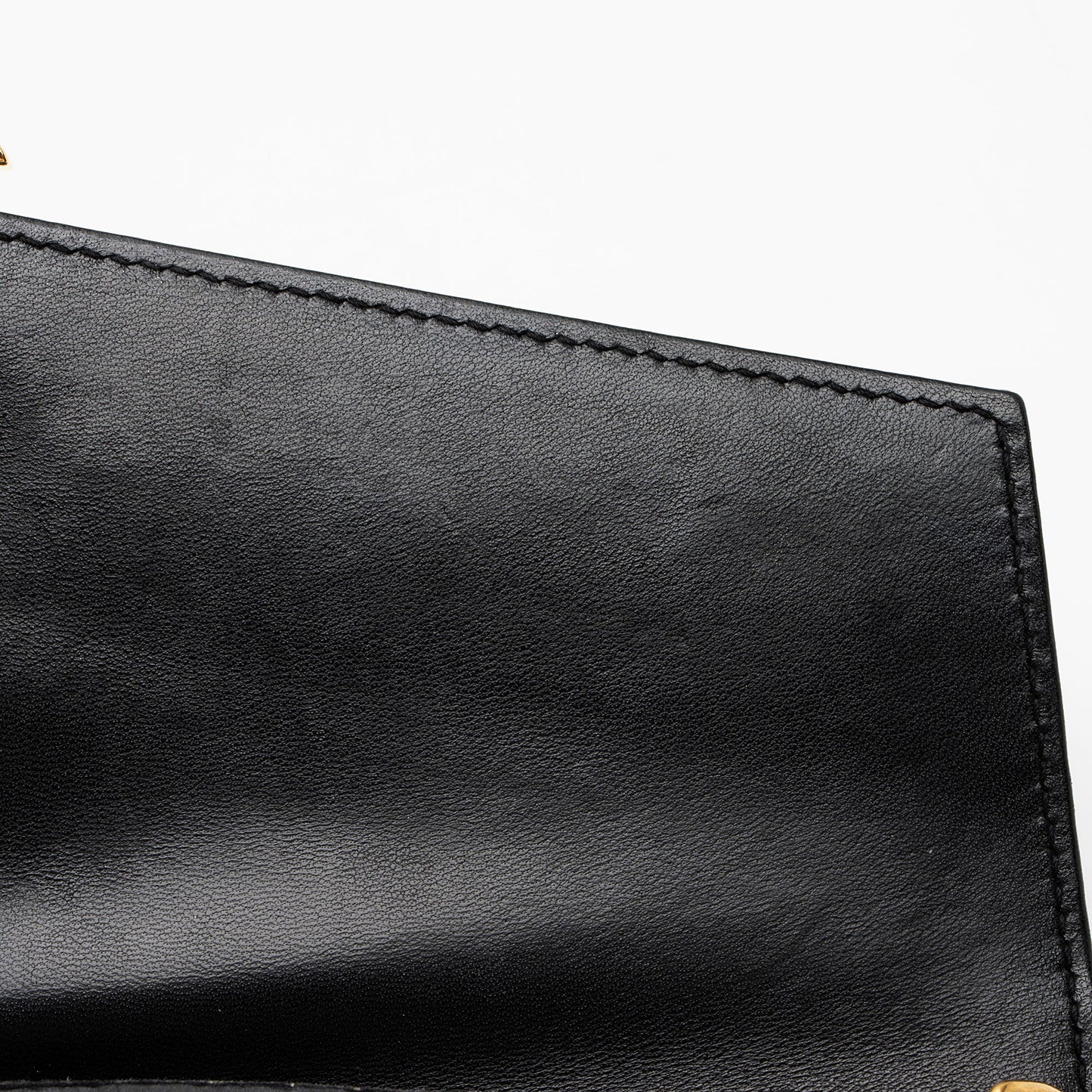 Saint Laurent Matelasse Lambskin Monogram Sulpice Chain Wallet Handbag