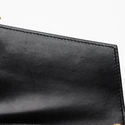 Saint Laurent Matelasse Lambskin Monogram Sulpice Chain Wallet Handbag