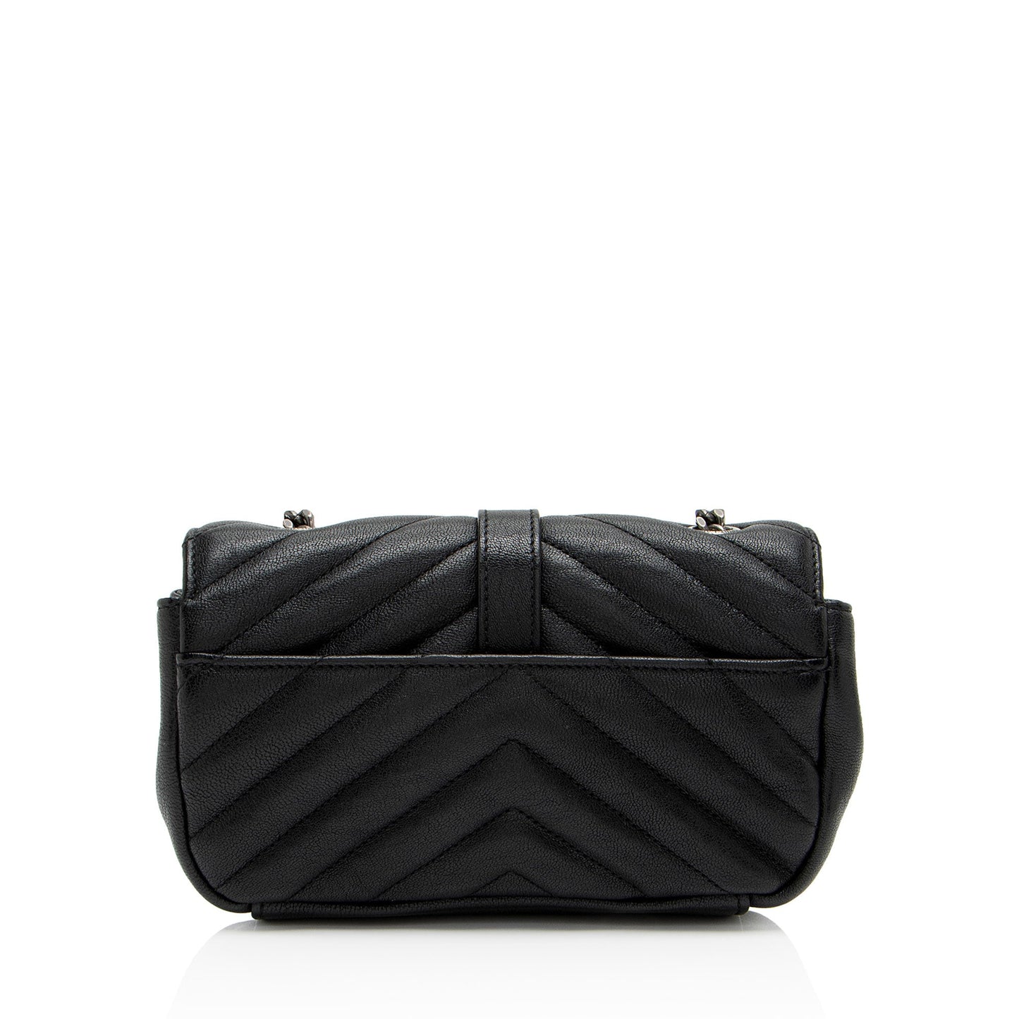 Saint Laurent Matelasse Leather Monogram Classic Baby Chain Bag