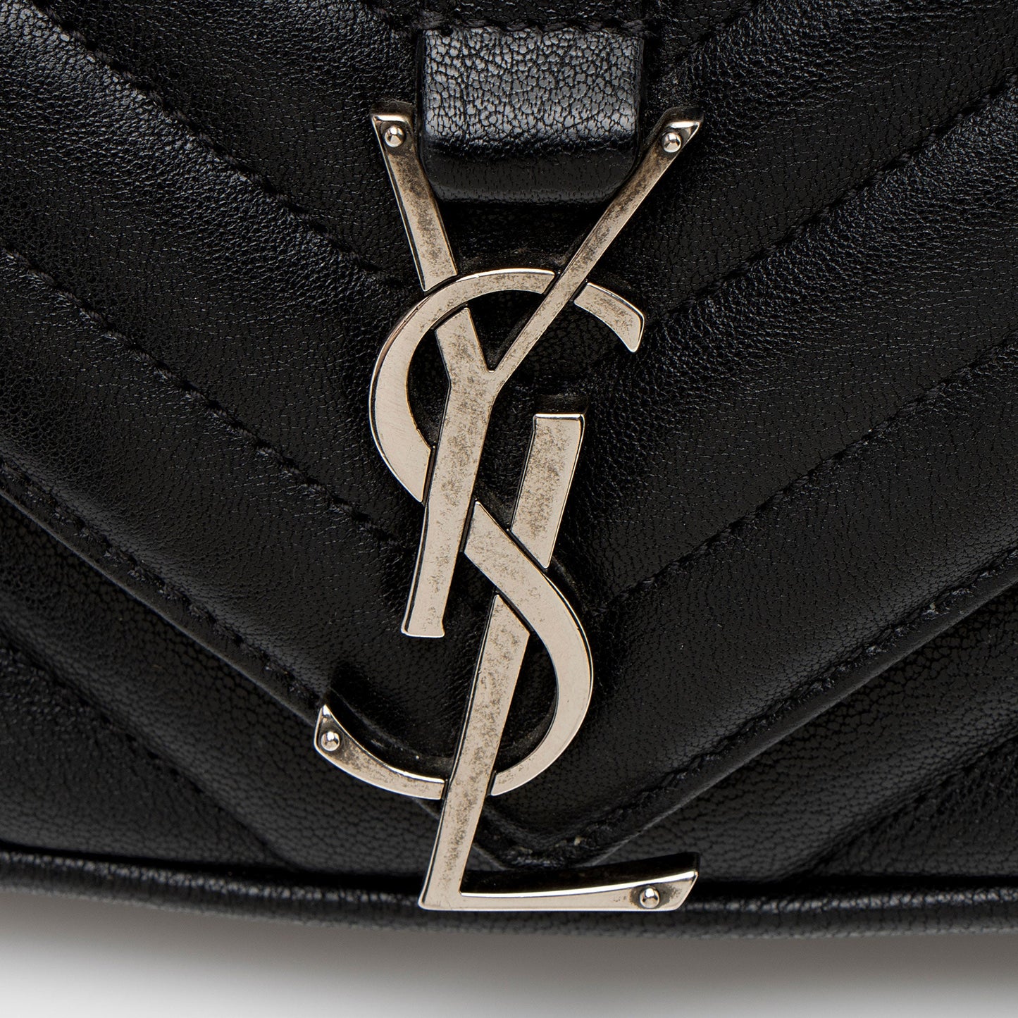 Saint Laurent Matelasse Leather Monogram Classic Baby Chain Bag