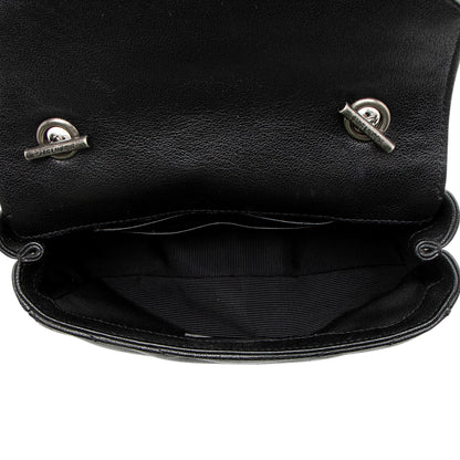 Saint Laurent Matelasse Leather Monogram Classic Baby Chain Bag