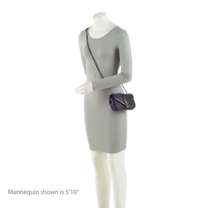 Saint Laurent Matelasse Leather Monogram Classic Baby Chain Bag