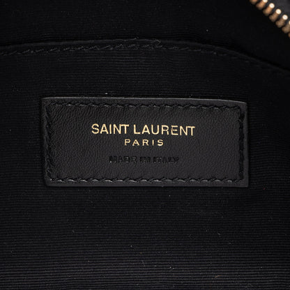 Saint Laurent Matelasse Velvet Monogram Lou Belt Bag