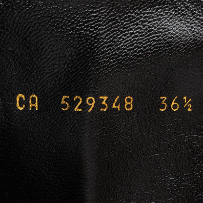 Saint Laurent Metallic Cracked Leather Lou Ankle Boots - Size 6.5 / 36