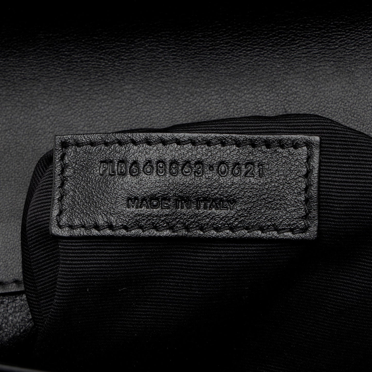 Saint Laurent Quilted Lambskin Monogram Gaby Shoulder Bag