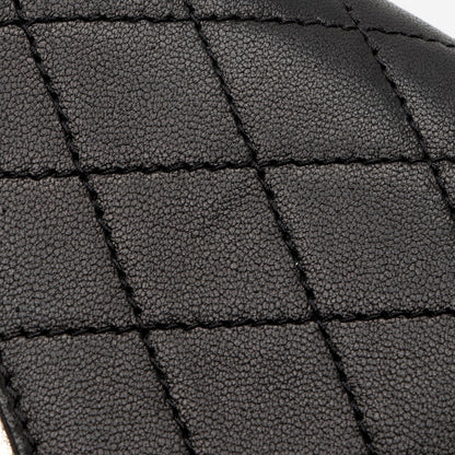 Saint Laurent Quilted Lambskin Monogram Gaby Shoulder Bag