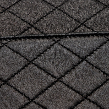 Saint Laurent Quilted Lambskin Monogram Gaby Shoulder Bag