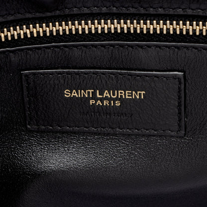 Saint Laurent Quilted Lambskin Monogram Gaby Shoulder Bag