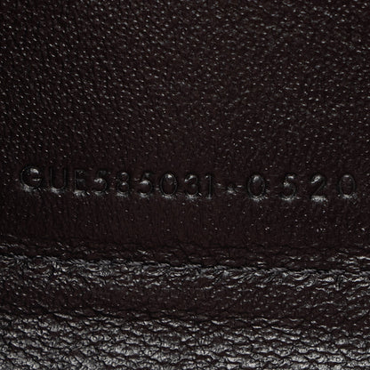 Saint Laurent Quilted Leather Monogram Becky Chain Wallet Handbag