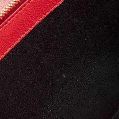 Saint Laurent Quilted Leather Monogram Becky Chain Wallet Handbag