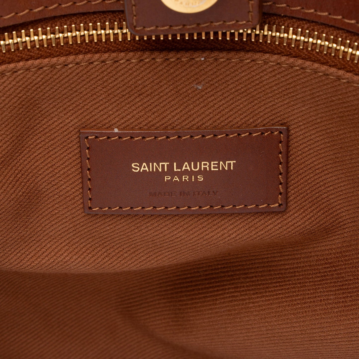 Saint Laurent Raffia Tassel Shopping Tote