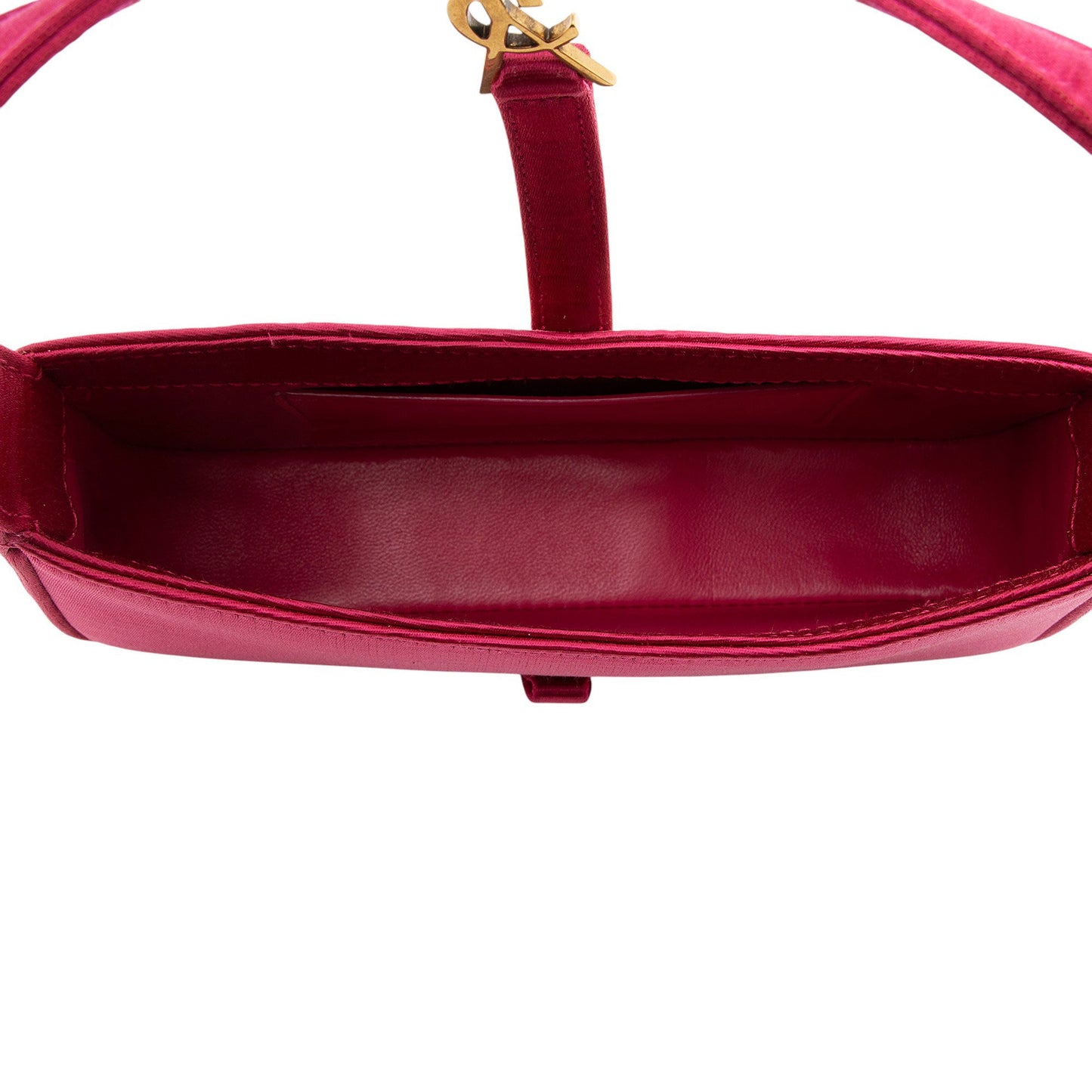 Saint Laurent Satin Monogram Le 5 A 7 Mini Hobo