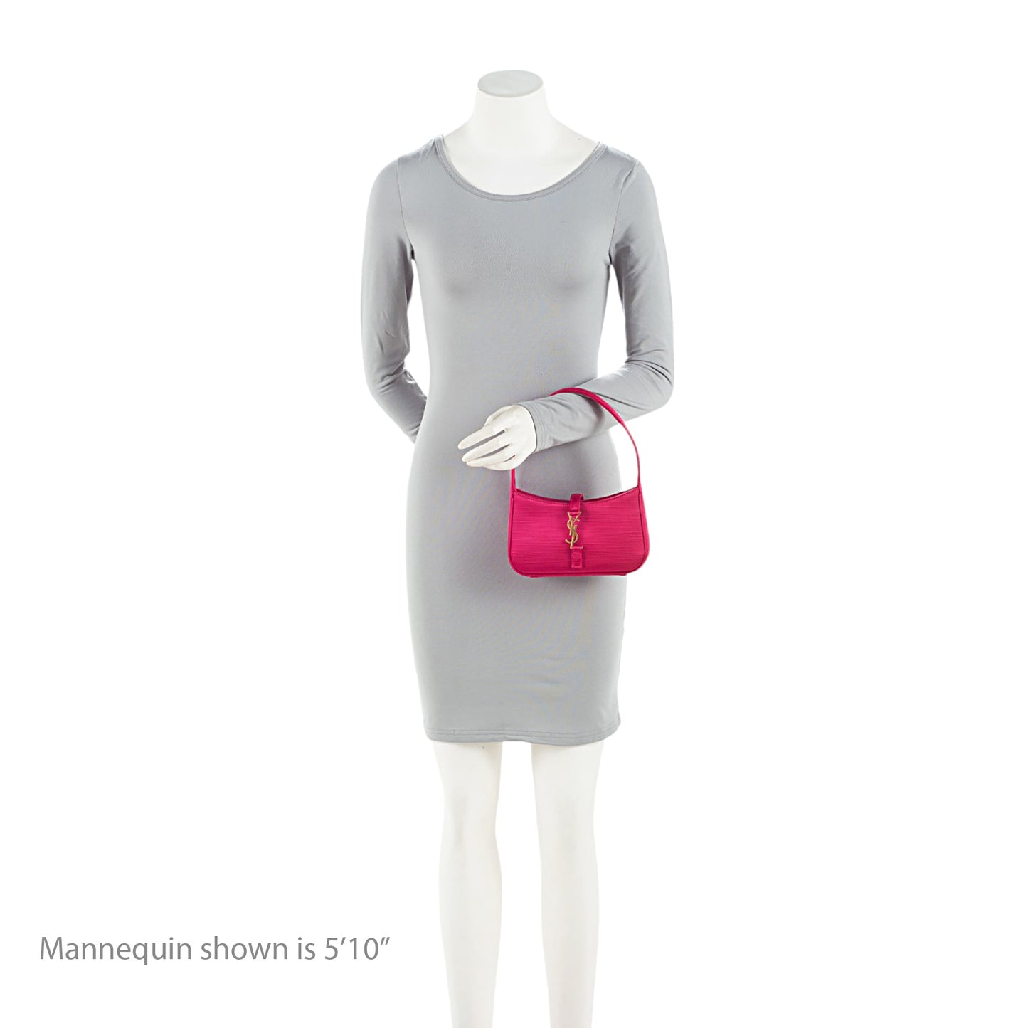 Saint Laurent Satin Monogram Le 5 A 7 Mini Hobo