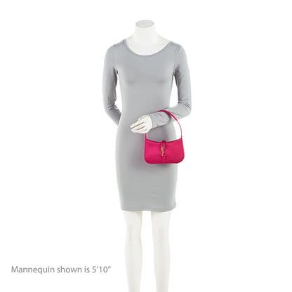 Saint Laurent Satin Monogram Le 5 A 7 Mini Hobo