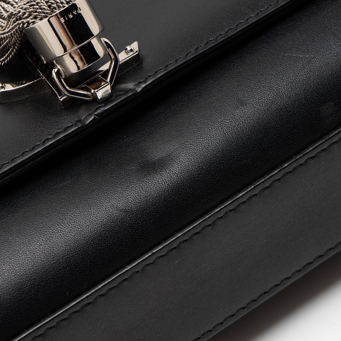 Saint Laurent Smooth Calfskin Monogram Kate Tassel Medium Shoulder Bag