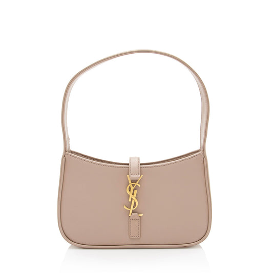 Saint Laurent Smooth Calfskin Monogram Le 5 A 7 Mini Hobo