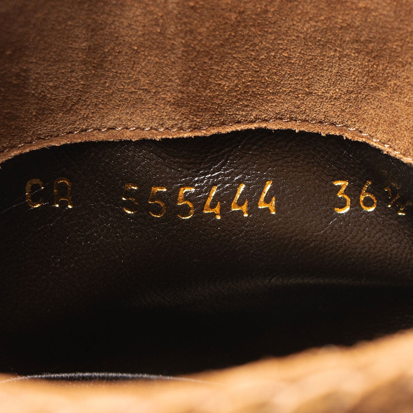 Saint Laurent Suede Fringe Charlotte Ankle Boots - Size 6.5 / 36.5 Han