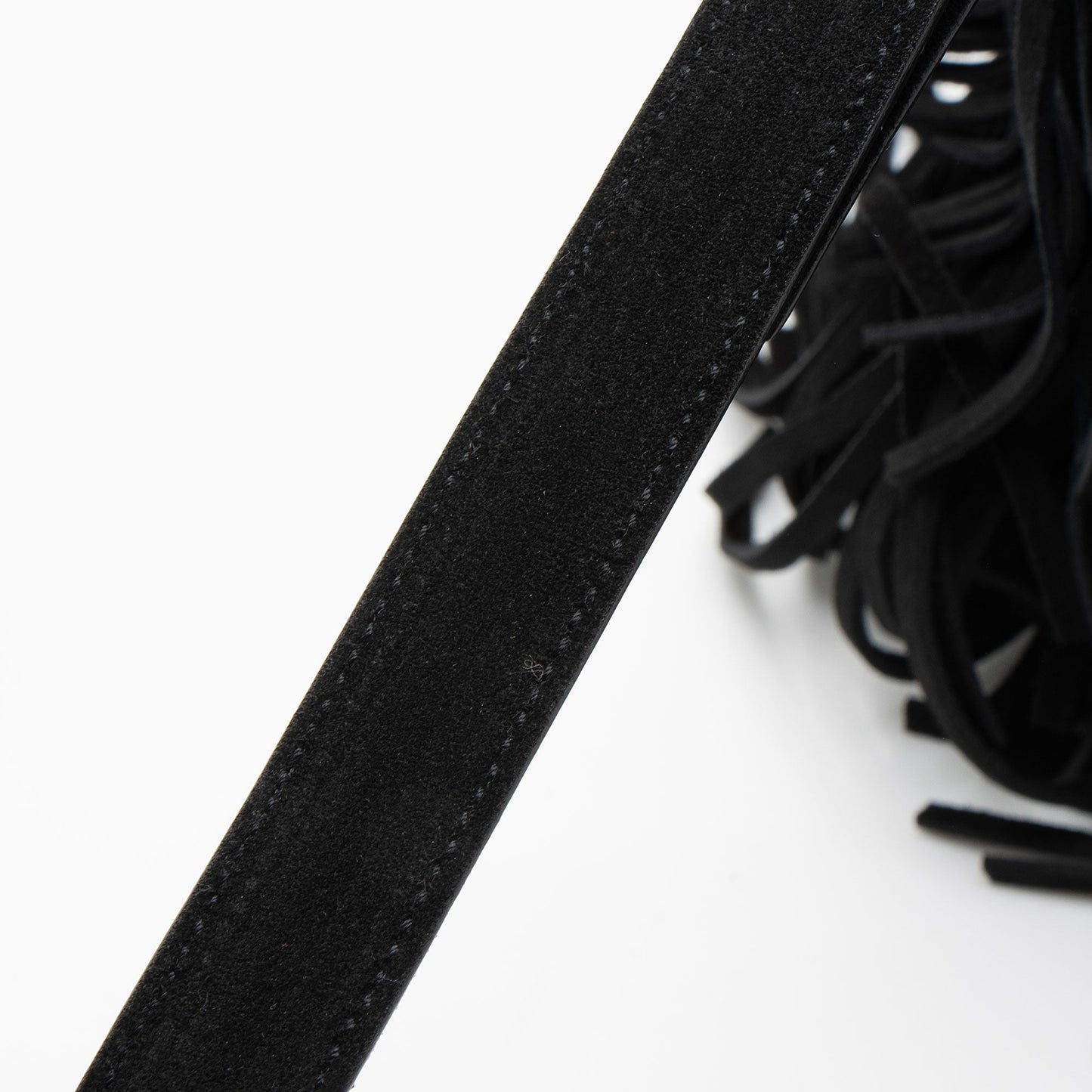 Saint Laurent Suede Fringe Emmanuelle Medium Bucket Bag