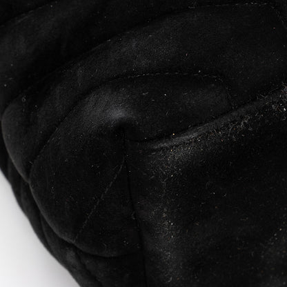 Saint Laurent Suede Monogram LouLou Chain Medium Shoulder Bag