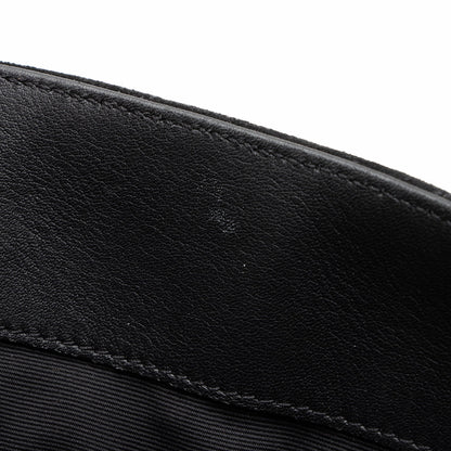 Saint Laurent Suede Monogram LouLou Chain Medium Shoulder Bag