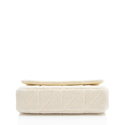 Saint Laurent Terry Cloth Monogram Jamie Medium Shoulder Bag