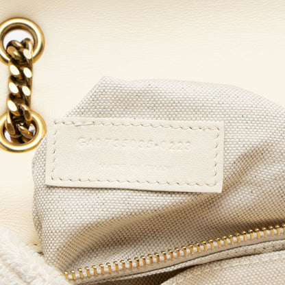 Saint Laurent Terry Cloth Monogram Jamie Medium Shoulder Bag