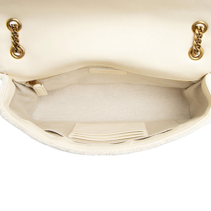 Saint Laurent Terry Cloth Monogram Jamie Medium Shoulder Bag