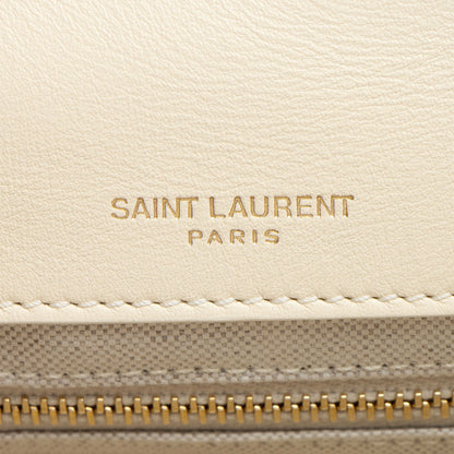 Saint Laurent Terry Cloth Monogram Jamie Medium Shoulder Bag