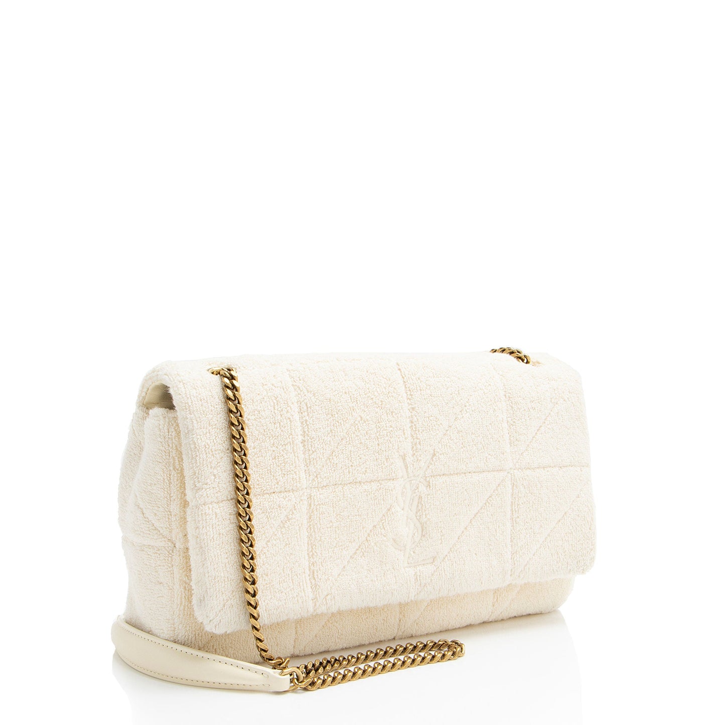 Saint Laurent Terry Cloth Monogram Jamie Medium Shoulder Bag