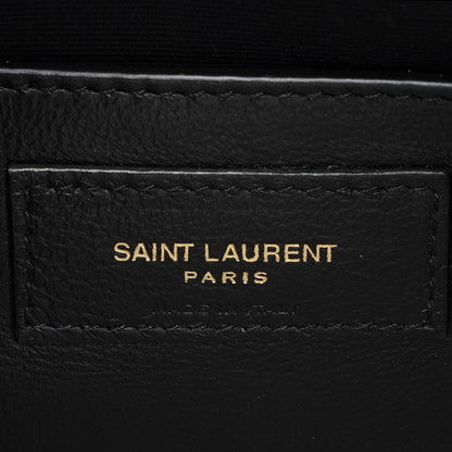 Saint Laurent Tweed Crinkled Leather Niki Baby Shoulder Bag