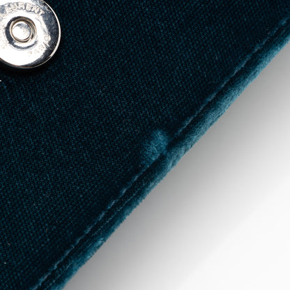 Saint Laurent Velvet Crystal Monogram Kate Tassel Chain Wallet Handbag